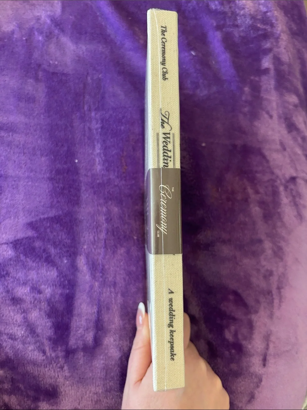 the cermony club hardcover wedding
